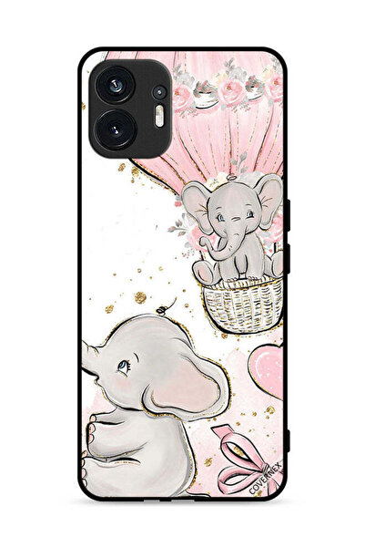 Covernex غطاء حماية لهاتف Nothing Phone (2) 5G برسومات فيلة صغيرة