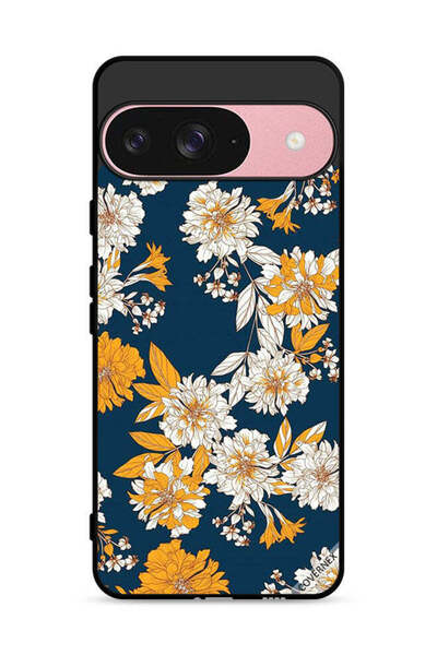 Covernex غطاء حماية لجهاز Google Pixel 9 بخلفية زهور وأوراق