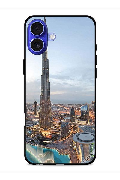 Covernex غطاء حماية لجهاز آيفون 16 من آبل، منظر جميل لوسط مدينة دبي