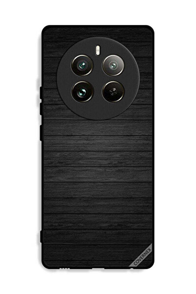 Covernex غطاء حماية لهاتف Realme 12 Pro Plus 5G بنمط خشبي داكن