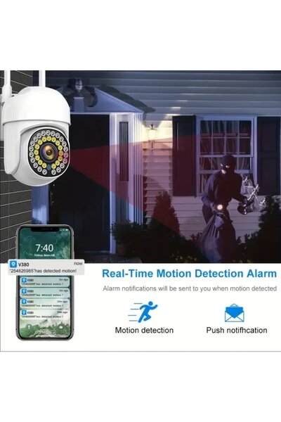 Deliny Set of 4 Jortan Surveillance Cameras, JT-8161QJ, Full Color, Smart & Wifi