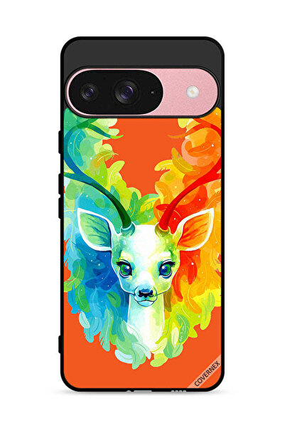 Covernex غطاء حماية لجهاز Google Pixel 9 بتصميم غزال ملون