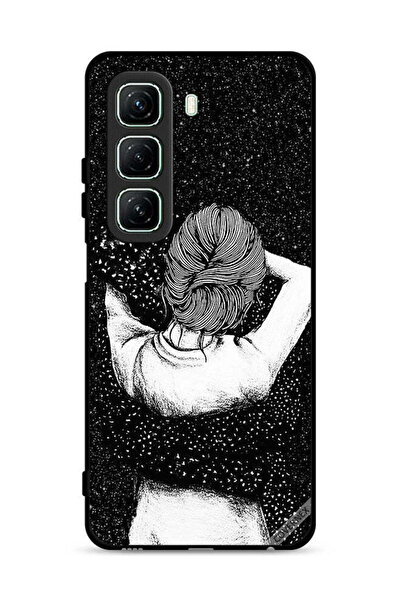 Covernex غطاء حماية لهاتف Infinix Hot 50 5G برسومات فتاة دودل الخيالية الليلية
