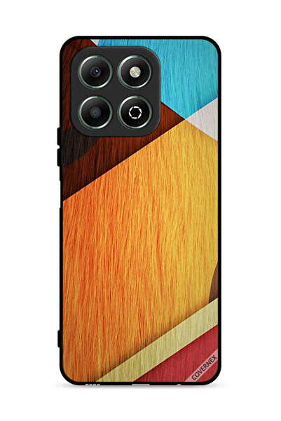 Covernex غطاء حماية لهاتف Honor X6b 4G بملمس خشبي