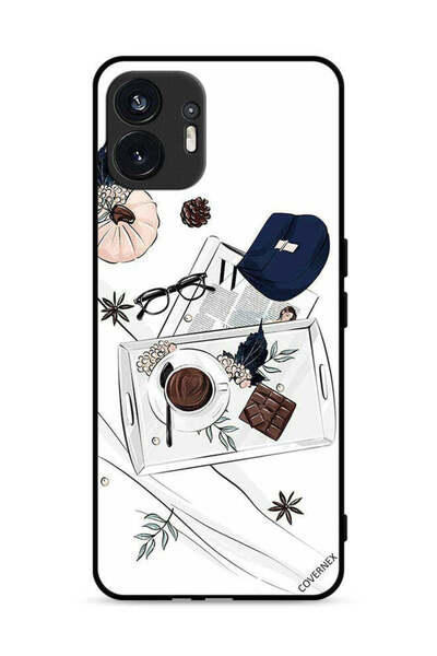 Covernex غطاء حماية لهاتف Nothing Phone (2) 5G بلون القهوة والشوكولاتة