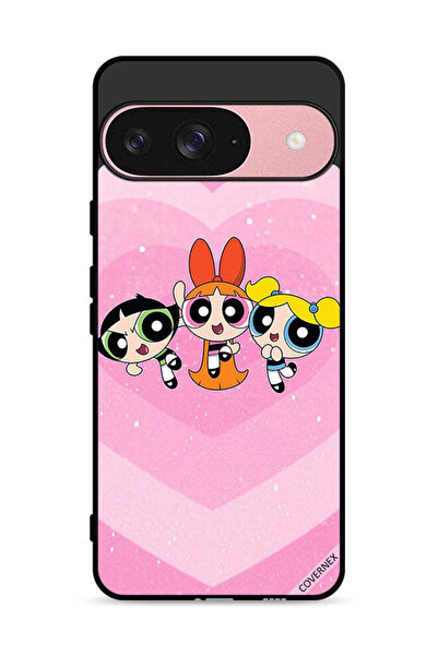 Covernex غطاء حماية لهاتف Google Pixel 9 برسومات كرتونية للفتيات القويات