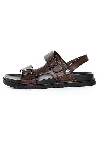 advancer Men's Sandals OB10555 Brown |