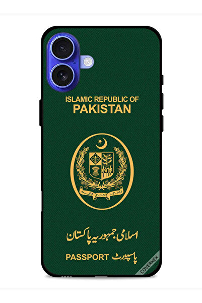 Covernex غطاء حماية لجهاز Apple iPhone 16 Plus بنمط جواز سفر باكستاني