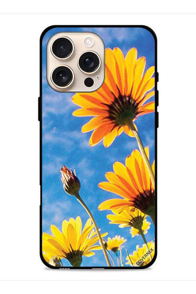 Covernex غطاء حماية لجهاز Apple iPhone 16 Pro Max بنقشة عباد الشمس