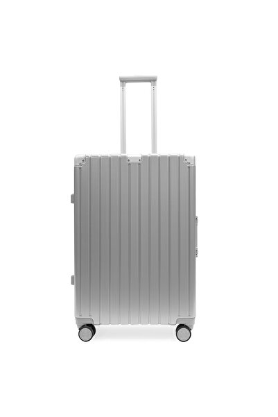 Monnat Valiz - Büyük Boy Valiz - ALUMİNYUM ÇERÇEVELİ PP Valiz Sessiz Teker AL...