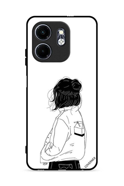 Covernex Infinix Smart 9 4G Protective Case Cover Girl Think Very Deep