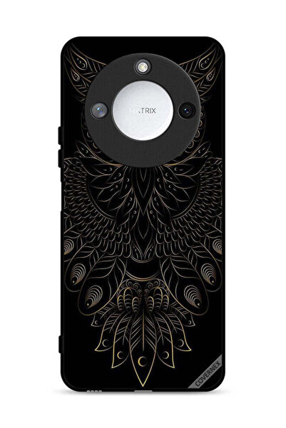 Covernex غطاء حماية لهاتف Honor X60 5G بتصميم بومة زهرية عصرية