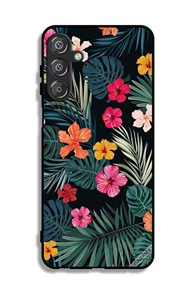 Covernex غطاء حماية لهاتف سامسونج جالاكسي M16 5G، زهور متعددة الألوان وريش أخ...