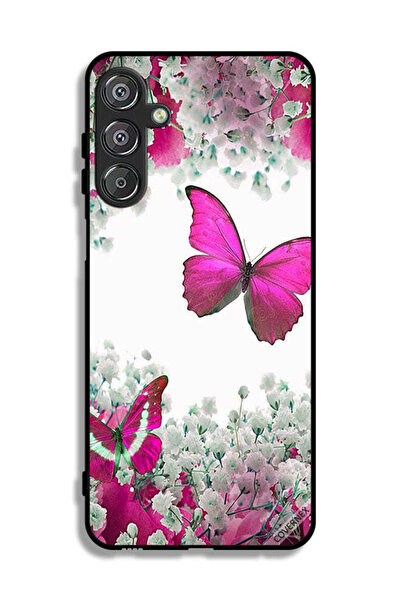 Covernex غطاء حماية لهاتف سامسونج جالاكسي F16 5G برسومات فراشات جميلة وورود ص...