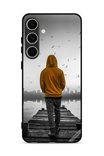 Covernex غطاء حماية لهاتف سامسونج جالاكسي M56 5G بتصميم فتى حزين يمشي
