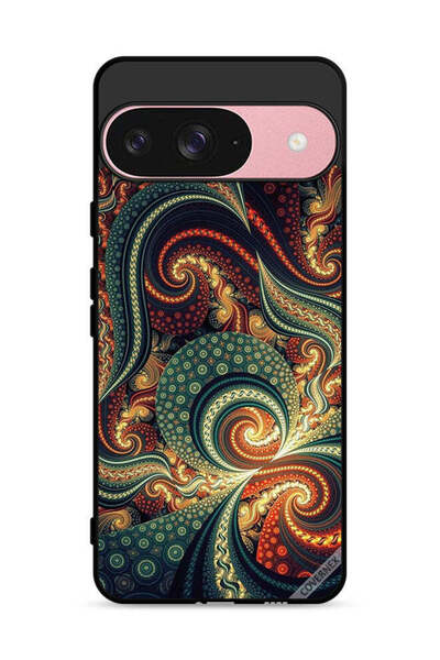 Covernex غطاء حماية لجهاز Google Pixel 9 بنمط ماندالا العتيق