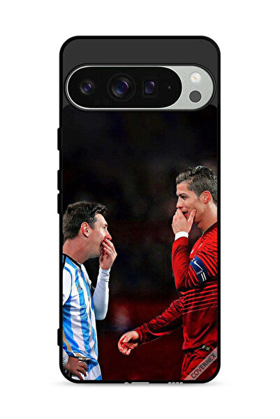 Covernex غطاء حماية لهاتف Google Pixel 9 Pro XL رونالدو وميسي في إطار واحد