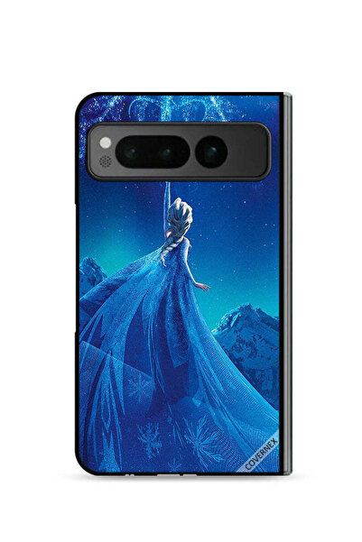 Covernex غطاء حماية لهاتف جوجل بيكسل فولد 5G بطبعة إلسا المجمدة