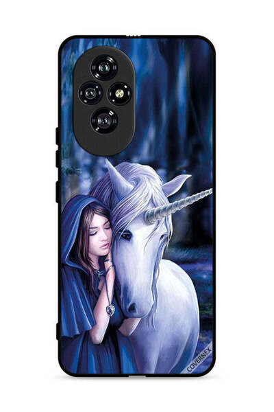 Covernex غطاء حماية لهاتف Honor 200 5G بتصميم فتاة وحيد القرن المحبوبة