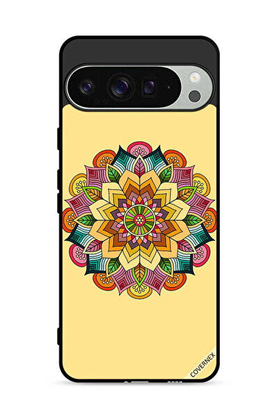 Covernex غطاء حماية لجهاز Google Pixel 9 Pro بنمط ماندالا دائري