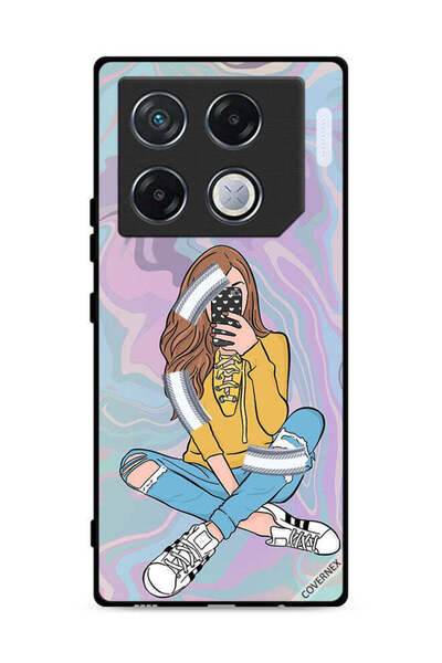Covernex غطاء حماية لهاتف Infinix GT 20 Pro 5G مع صورة فتاة