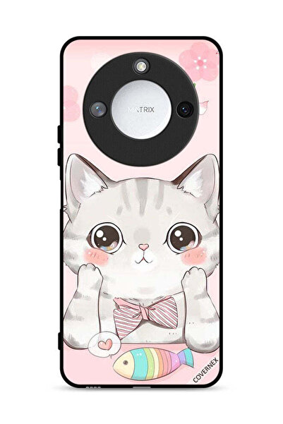 Covernex غطاء حماية لهاتف Honor X9c Smart 5G بتصميم سمكة القط