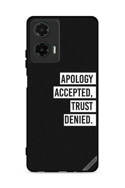 Covernex غطاء حماية موتورولا موتو جي 35 5 جي - اعتذار مقبول - ثقة مرفوضة