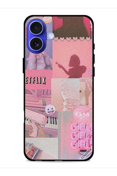 Covernex غطاء حماية لجهاز Apple iPhone 16 Plus بتصميم مشبك فني للبنات