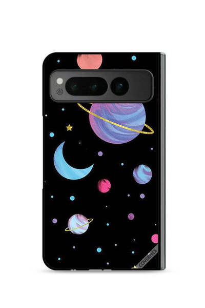 Covernex غطاء حماية لجهاز جوجل بيكسل فولد 5G برسومات الكواكب