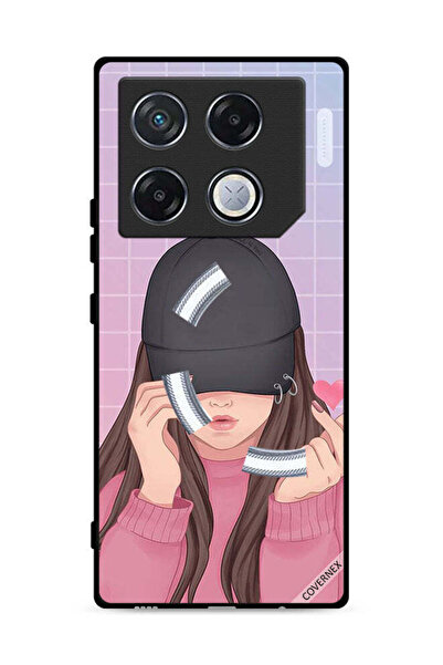 Covernex غطاء حماية لهاتف Infinix GT 20 Pro 5G بطبعة Snap Love Cap Girl
