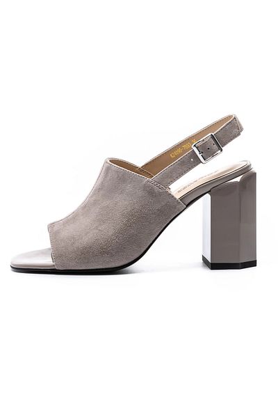 advancer Women's Sandals with Thick Heels K24095-7893 Grey |