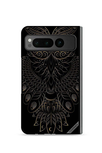 Covernex غطاء حماية لجهاز جوجل بيكسل فولد 5G بتصميم بومة زهرية عصرية