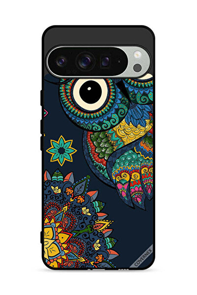 Covernex غطاء حماية لجهاز Google Pixel 9 Pro XL بتصميم بومة زهرية