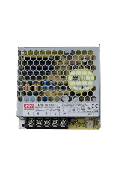 Meanwell switching power supply -13.8V, 6A LRS-75-12