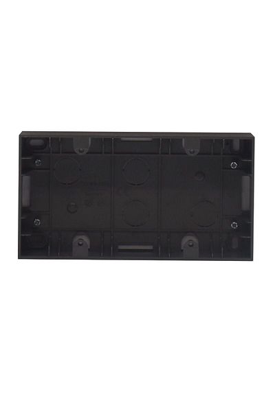 PANASONIC Double Surface-Mounted Box Karre Plus 55 Smoke Gray