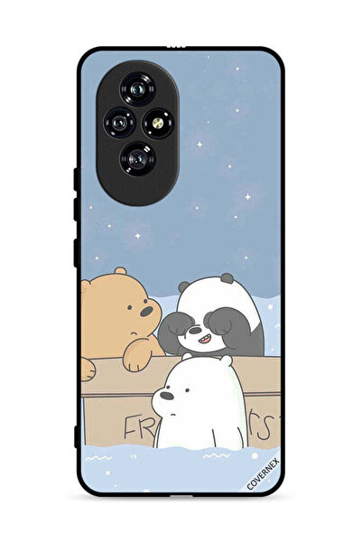 Covernex غطاء حماية لهاتف Honor 200 5G بتصميم أصدقاء الدب