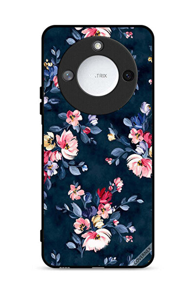 Covernex غطاء حماية لهاتف Honor X60 5G مزين بزهور مرسومة يدويًا