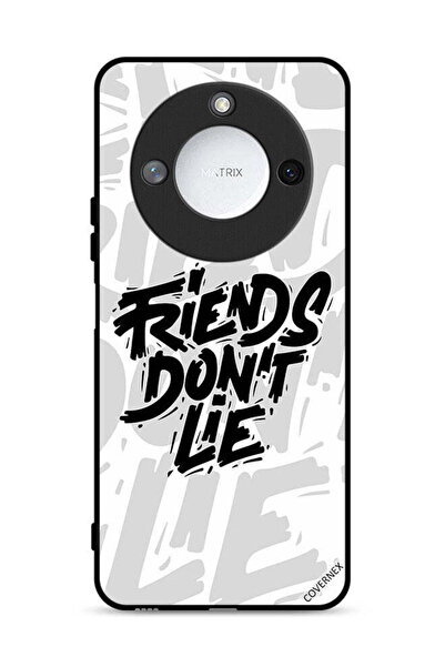 Covernex غطاء حماية لهاتف Honor X60 5G بطبعة "أصدقاء الخط لا يكذبون"