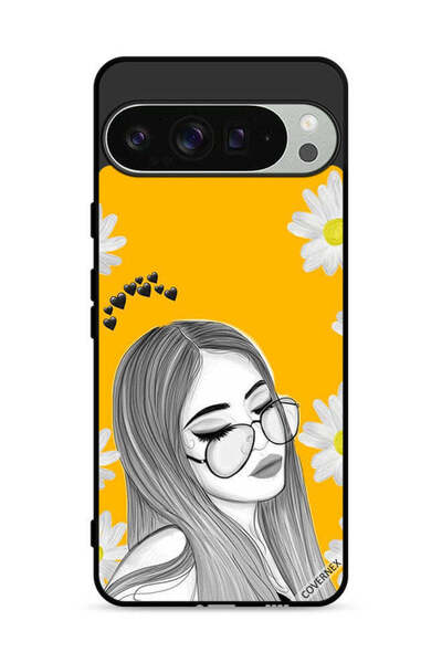 Covernex غطاء حماية لهاتف Google Pixel 9 Pro XL بتصميم فن النظارات للفتيات