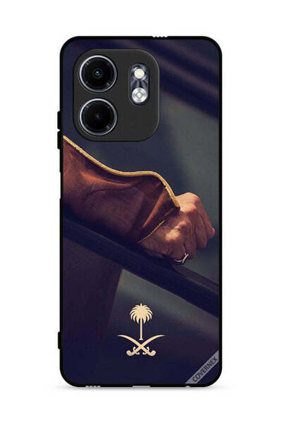 Covernex غطاء حماية لهاتف إنفينيكس سمارت 9 4G مع شعار المملكة العربية السعودية