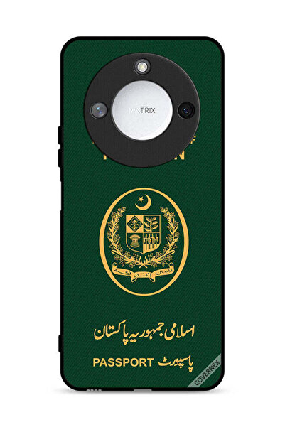 Covernex غطاء حماية لهاتف Honor X60 5G بنمط جواز سفر باكستاني