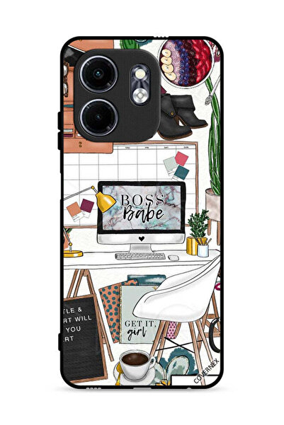 Covernex Infinix Smart 9 4G Protective Case Cover Boss Babe Art Clip