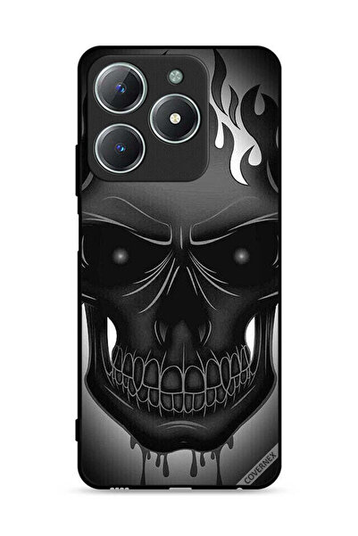 Covernex غطاء حماية لهاتف Realme C61 4G برسومات جمجمة