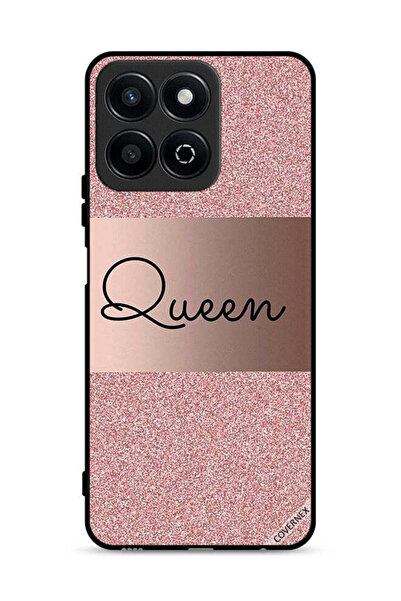 Covernex غطاء حماية لهاتف Honor Play 60 Plus 5G بخلفية لامعة من Queen Glitters