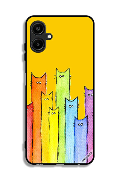 Covernex غطاء حماية لهاتف سامسونج جالاكسي A06 4G بتصميم دمية قطة