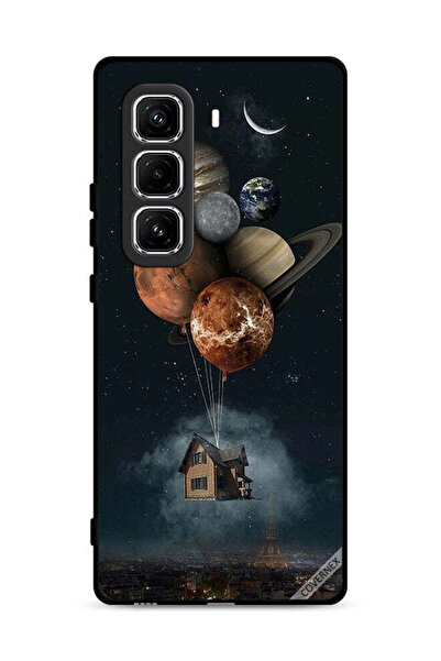 Covernex غطاء حماية لهاتف Infinix Hot 50 Pro Plus 4G بتصميم Balloon Planets T...