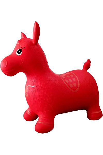 rexa Rubber Horse Hopper Toy – 20 x 18 x 12 cm, Bouncing Ride-On Animal for Kids