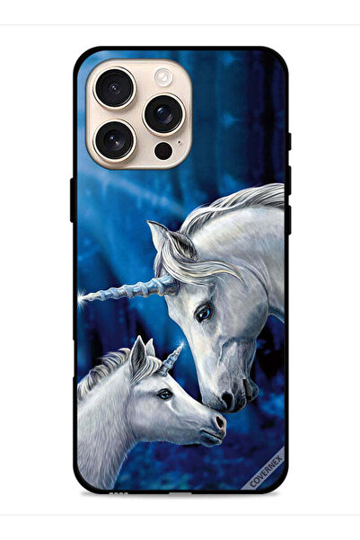 Covernex غطاء حماية لجهاز Apple iPhone 16 Pro - محب وحيد القرن - طفل وحيد القرن