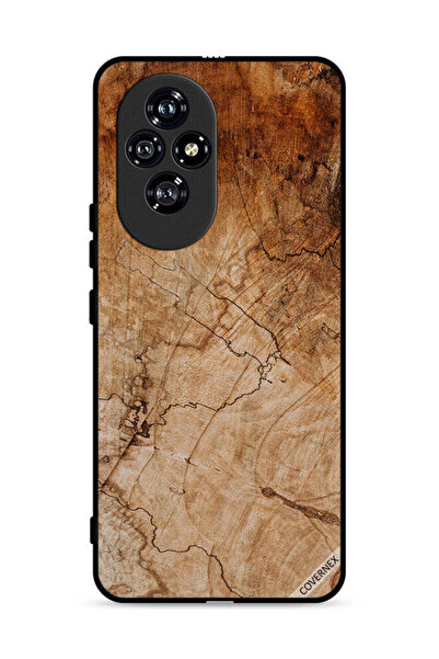 Covernex غطاء حماية لهاتف Honor 200 5G بنمط خشبي عتيق