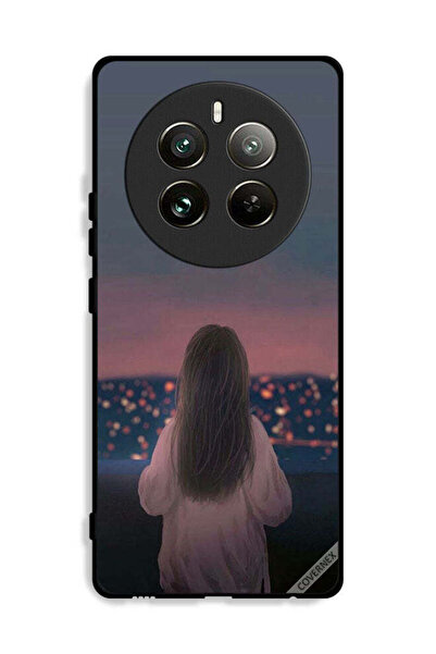 Covernex غطاء حماية لهاتف Realme 12 Pro Plus 5G بنقشة فتاة واقفة